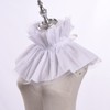 CUNLLY Vintage Renaissance Clown Costume - Detachable White Collar Fancy