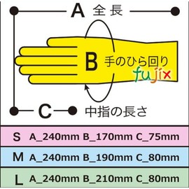 Fujinap Fuji Latex Gloves, Powder Free, Blue, Medium, 100 Sheets x 1 Box