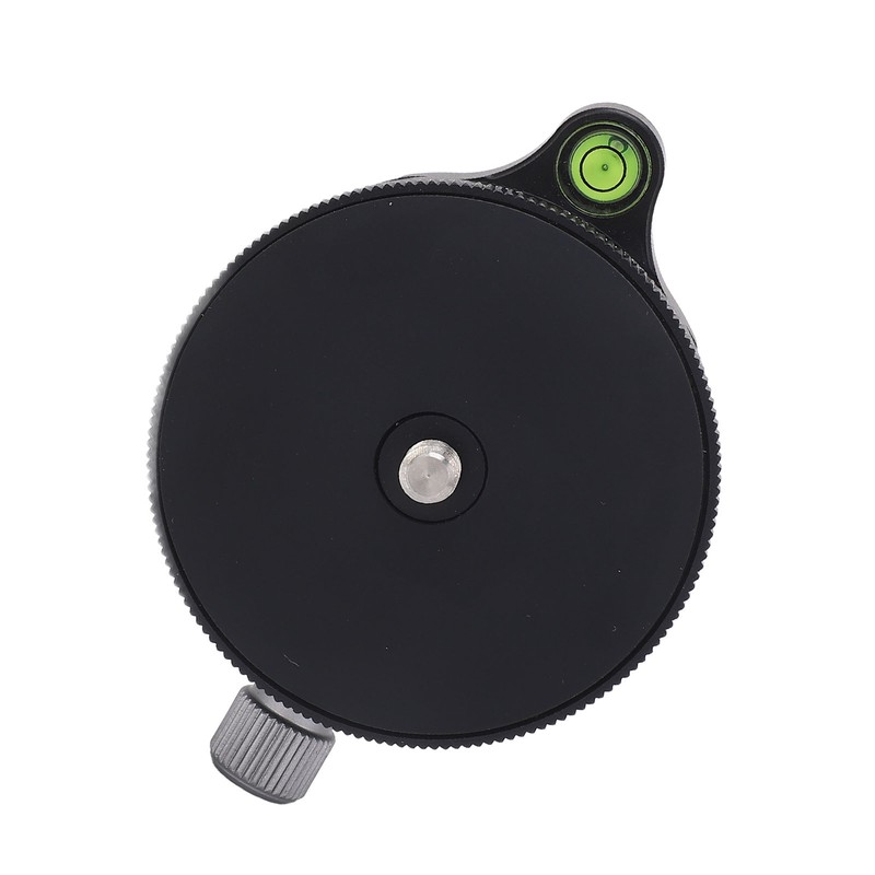 Camera Panoramic Panning Base with Level 60MM Aluminum Alloy CNC