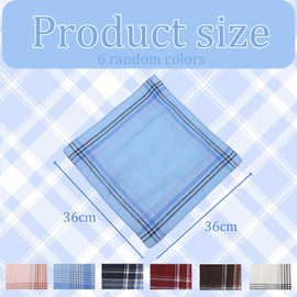 6 Pcs Random Handkerchiefs For Men Cotton Soft And Comfortable Mens Handkerchiefs Fashion Mens Handkerchiefs Cotton Cotton Handkerchiefs For Men Handkerchiefs Can Be Placed Front Pocket Of a Suit