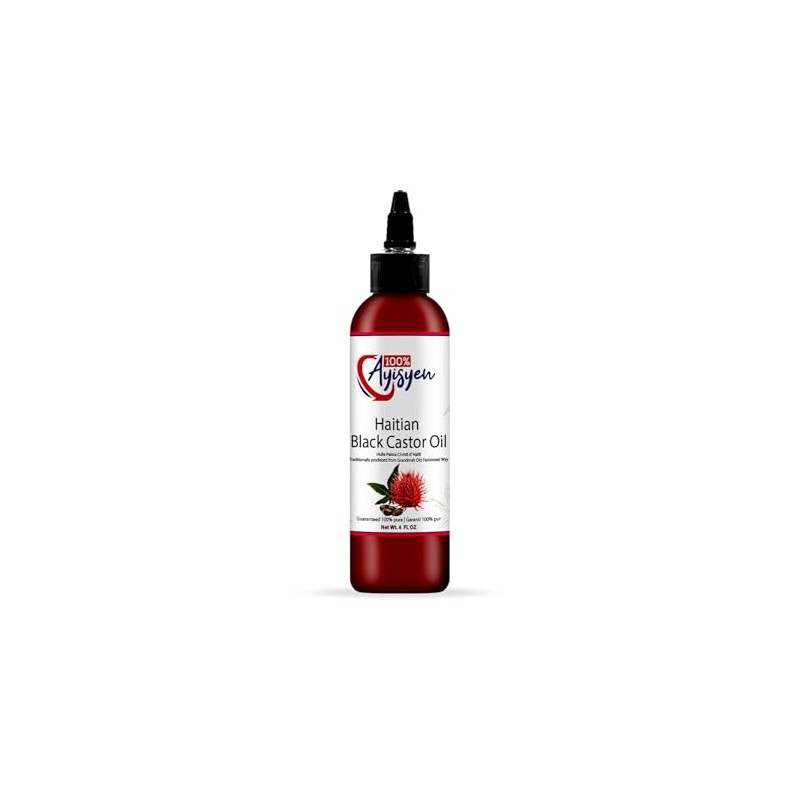 100% AYISYEN - Aceite De Ricino Negro Haitiano