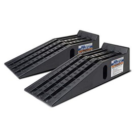 Eastwood Car Ramps One Piece Set | 3 Ton Load Rating | Portable Auto Lifts | Black