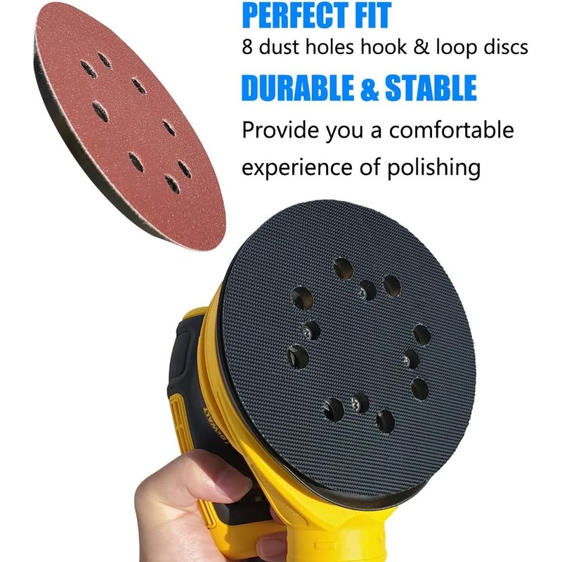 4 Pack Sander Pad for Dewalt, 5 inch 8 Hole