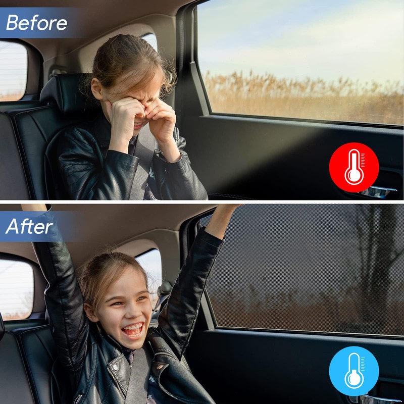 Car Windshield Sun Shade, 2024 Reflector Sunshade Cool Reflective Sun