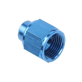 AC PERFORMANCE Aluminum -8AN Female Flare Cap Block Off Fitting Plug, Blue