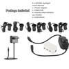 ANYPOWK Dimmable 12V LED Mini Spotlights for Display - 1.5W