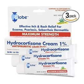 Hidrocortisona Maximum Strength Cream 1% Con Aloe, Usp 1 Oz