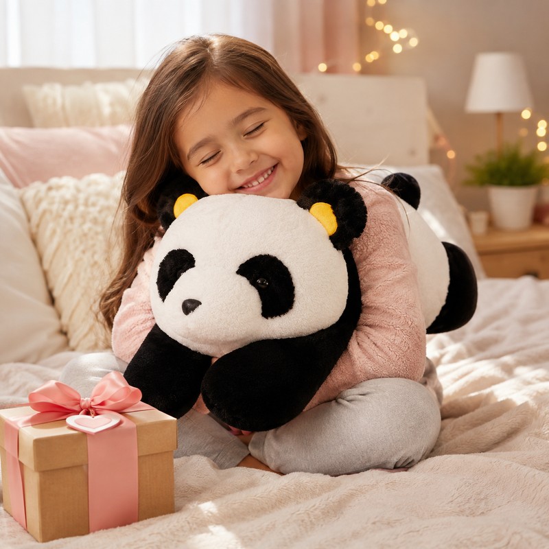 Giant Panda Plush Toy 60cm-80cm Soft Stuffed Animal Pillow, Cute