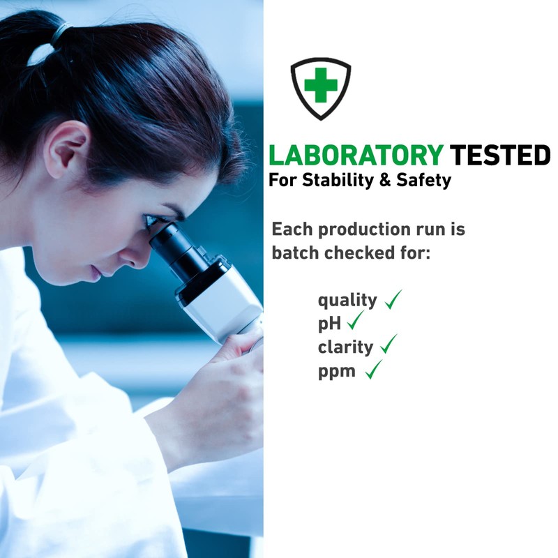 Nature's Greatest Secret Premium Quality Antibacterial Amber 80% Colloidal Silver