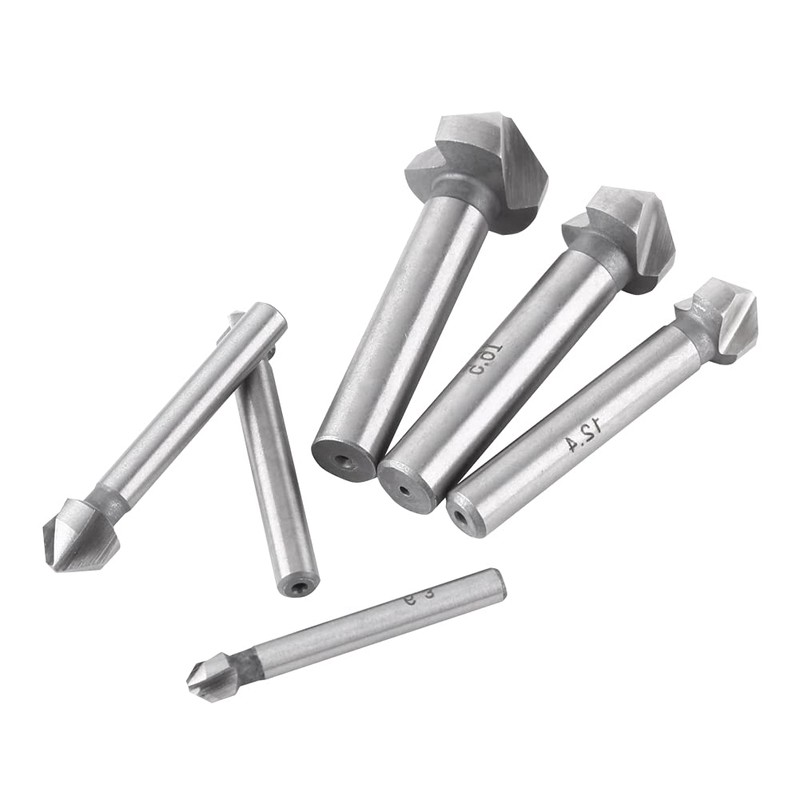 Juego de brocas avellanadoras, avellanador práctico, avellanador de aluminio de