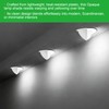 Qlvily 4-Pack Opaque Stick-On Half Shades for 6" Recessed Ceiling