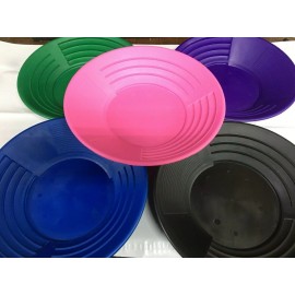 Martin Prospecting 14" GOLD PAN 4 Stage Start To Finish  Made In SC The Best - black