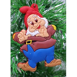 Snow White Happy Dwarf Ornament (Unique Shatterproof Design)
