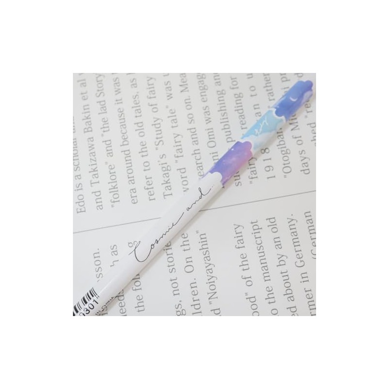 Solairo Time Pencil with Acrylic Charm 2B Round Shaft Cosmic
