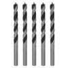 sourcing map 5pcs Brad Point Drill Bits 6mm Precise Cutting