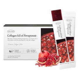 Wellinus Palitos Gelatina Colágeno Coreano Bocadillos Péptidos Marino Sabor Granada Antienvejecimiento Proteína Azúcar Paquetes Viaje