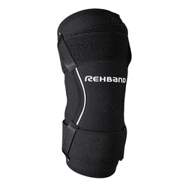 Rehband Power Max Elbow Support for Heavy Strength Training, Neoprene Elbow Support with Extra Stabilisation for Men and Women, Colour: Black, Size: M, Side: Left