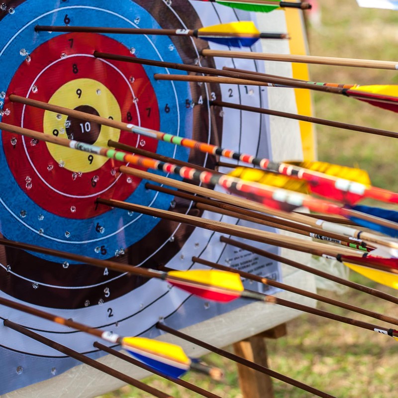 PATIKIL 200 Pieces Archery Arrow Brass Insert 12 Pack Insert