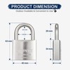 SEPOX Lock with Key for Outdoor Garden Lock Waterproof Padlock