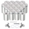 Stainless Steel Standoff Screws, 20Pcs 1/2 x 1 Inch Wall