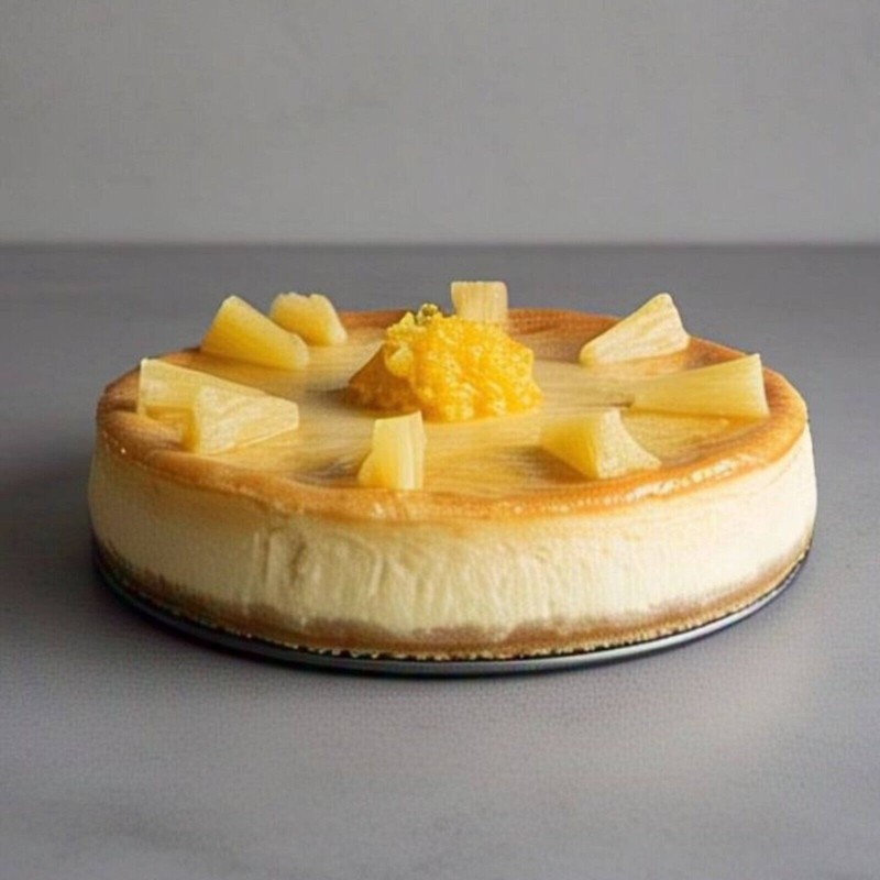 Andy Anand Sugar Free Pineapple Cheesecake 9" (2 lbs), Shipped