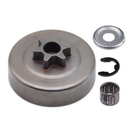 3/8"-6T Spur Sprocket Clutch Drum Kit Compatible with stihl 017 018 021 023 025 MS170 MS180 MS210 Chainsaw Replacement Parts
