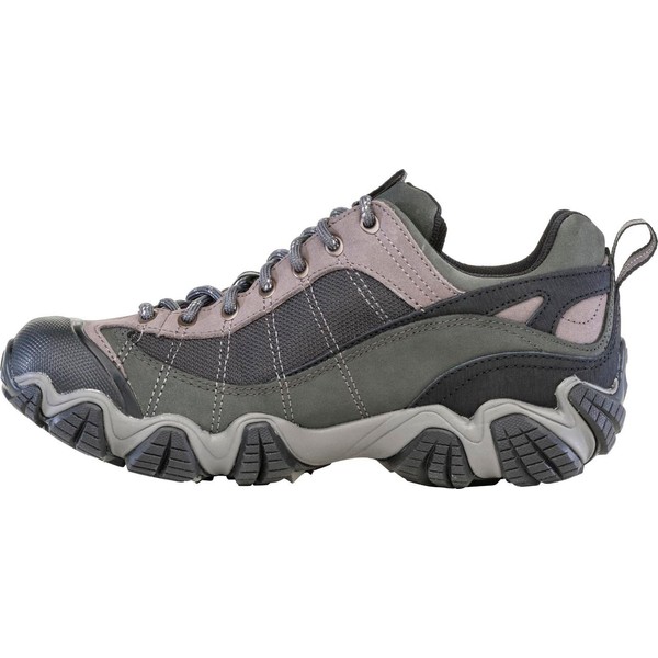 Oboz Men's Firebrand II Low B-Dry, Gray, 12 Wide