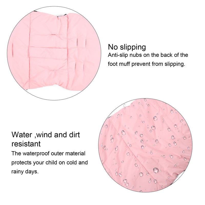 Universal Soft Baby Sleeping Bag Blanket Thicken Cushion Footmuff for