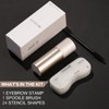 FOCALLURE Eyebrow Stamp and Eyebrow Stencil Kit, 24 Reusable Brow