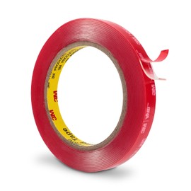 Bulina 3M Double Sided Mounting Tape VHB 0.5'x15.4Ft 0.04in Thick Clear 4910 Heavy Duty Adhesive Waterproof Foam Tape for Car Home Office Deco