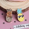 Opexicos 2Pcs Pineapple Enamel Pin Badge Brooch