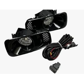 Fog Lights Compatible with Honda Civic 1999 2000 With Switch And Wiring Kit Clear Lens