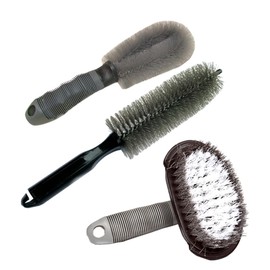 FELTECHELECTR 3 1 Wheel Rim Brush Auto Cleaning Brush for Cars Trucks Motorcycles Bicycles Flexible Bristles for Safe Cleaning of Rims Spokes Hard to Reach Areas