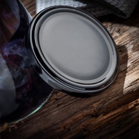 KADAX Screw Cap fi100mm Replacement 6 Locking Teeth Twist Off Metal Mason Jar Lids Jar Lids Fits 2530ml 4130ml 5000ml Jars (Pack of 10, Black)