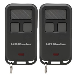 2 Controles Remotos Mini Llavero 890max 390/315mhz 3 Canales Negro