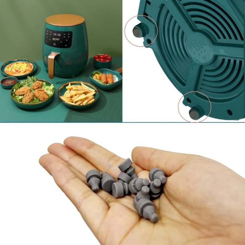 Replaceable Rubber Feet for Slow Cooker, Prevent Marks, Scratches and