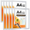 VAIIGO A4 Magnetic Sign Holder for Fridge, 10Pack Magnetic Display