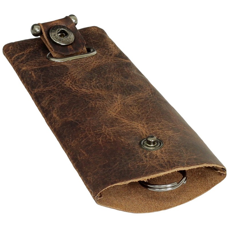 Greenland Nature Schlüsselglocke Leather Key Case Brown Brown Size: Unique