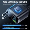 5en1 Cargador Para Auto Retráctil 120w Carga Rápida De Coche