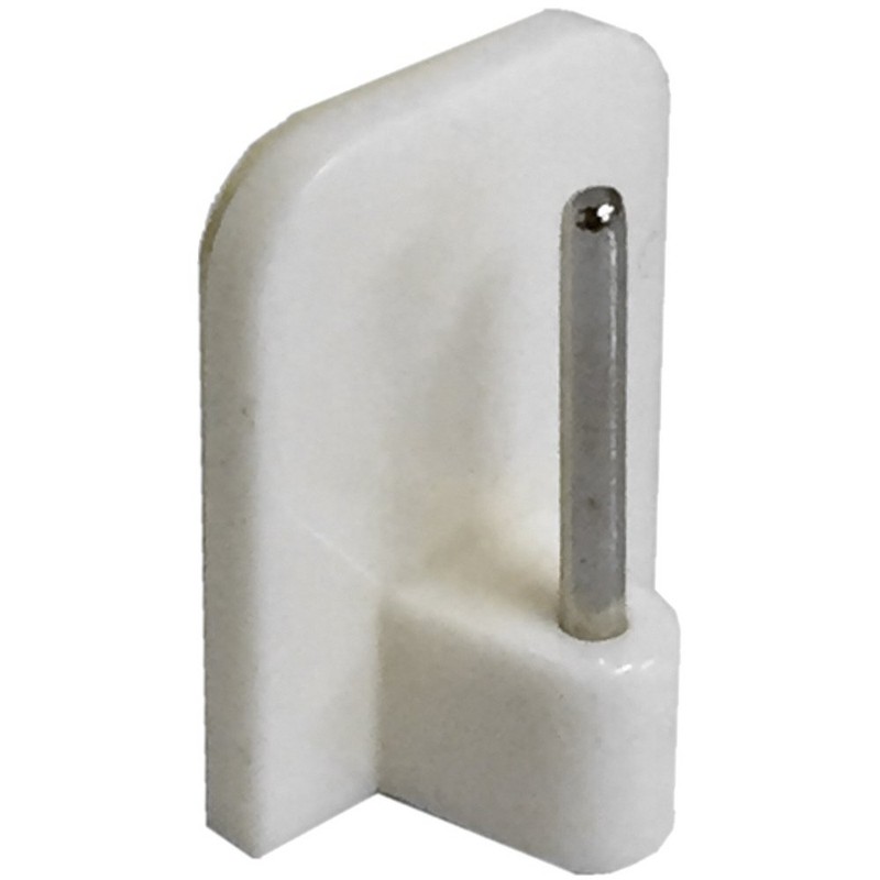 Fort Fasteners Curtain Wire End Hooks for Upvc Windows White