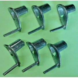 Droll Yankees Lot of 6 New Tube Style Sunflower Seed Feeder Replacement Perch and Port