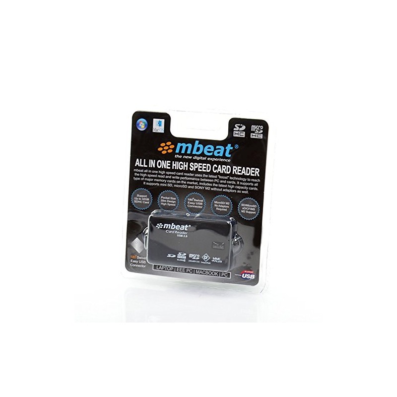 mbeat USB 2.0 Hub All in One High Speed Card