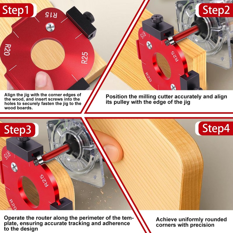 ETCYAOXIN Router Templates and Jigs for Woodworking,Guides and Edge Guide