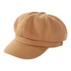 Redwestmelon Women's Newsboy Cap Retro Plaid Octagonal Hat Outdoor Sun