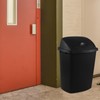 Doryh 4-Pack 40 L Trash Can with Swing Lid, Plastic