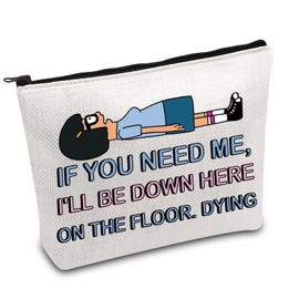 Bob's Burgers Quote Gift Tina Belcher Makeup Bag Cartoon TV Show Merchandise Burgers Inspired Gift for Tina Fans (Floor.Dying UK)