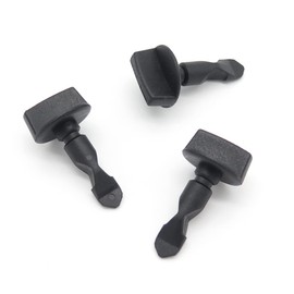 VVO Fasteners- Black Plastic Tow Eye Cover Clips for Volkswagen Golf, (Pack of 10)