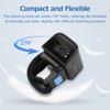 Wearable Ring Type Barcode Scanner USB Wired+2.4G+BT Three-mode Connection Support
