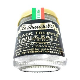 LA RUSTICHELLA Black Truffle Table Salt, 3.9 OZ