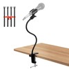 Hi-ERA Microphone Arm Stand,13.78 Inch Mic Stand Long Universal Gooseneck